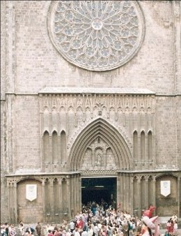 La Basílica De Santa Maria Del Pi De Barcelona