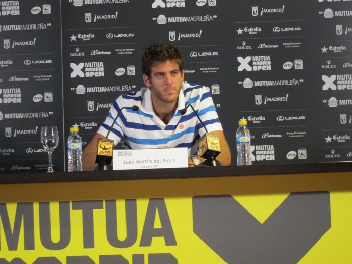 Del Potro En Rueda De Prensa 