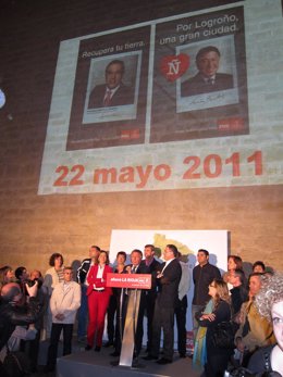 Francisco Martínez-Aldama Y Tomás Santos, Candidatos PSOE Gobierno Y Ayto
