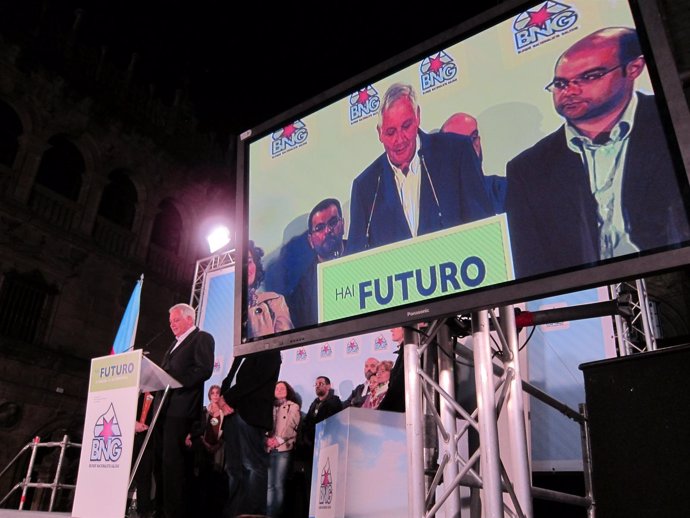 Apertura De La Campaña Electoral De 2011 En Santiago De Compostela