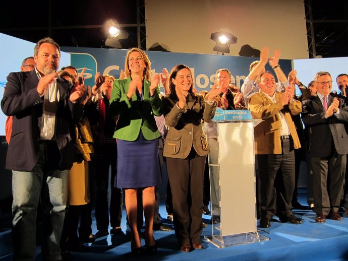 I Nicio De La Campaña Electoral Del PP En Castilla-Tla Mancha En 2011