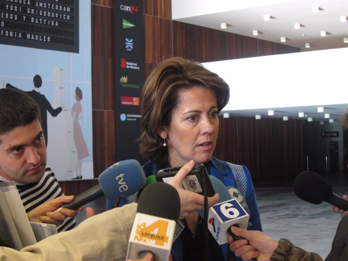 La presidenta de UPN, Yolanda Barcina.