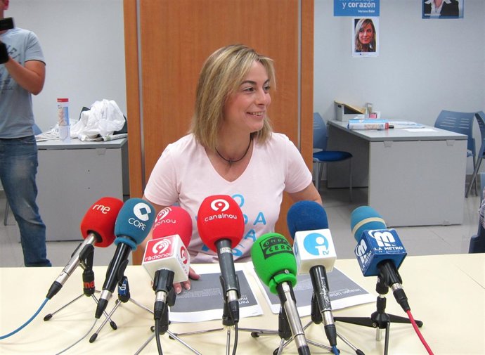 Sonia Castedo Durante La Presentación De Su Programa Electoral