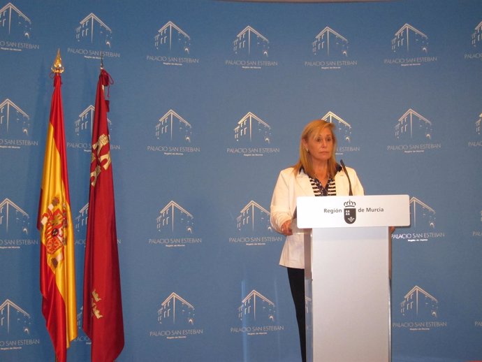 La Portavoz Del Gobierno Regional, María Pedro Reverte
