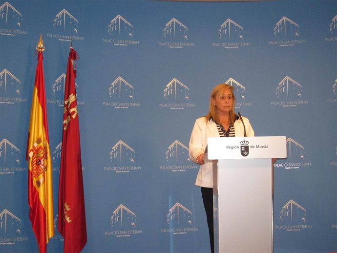 La Portavoz Del Gobierno Regional, María Pedro Reverte