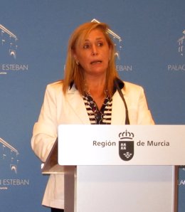 La Portavoz Del Gobierno Regional, María Pedro Reverte, En Rueda De Prensa