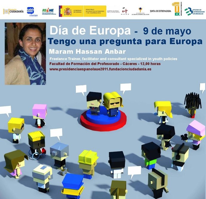 Cartel De La Actividad 'Tengo Una Pregunta Para Europa' Del 9 De Mayo