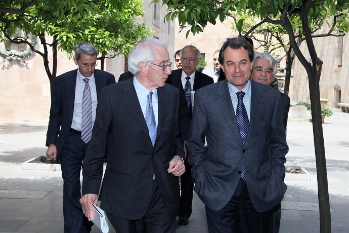 Jordi Mercader, De Miquel Y Costas, Junto A Artur Mas
