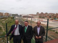 Santos promete "seguir mejorando" el proyecto del soterramiento "igual que se ha hecho en las primeras fases"