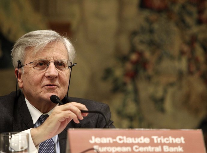 El prseidente del BCE, Jean-Claude Trichet, en Madrid