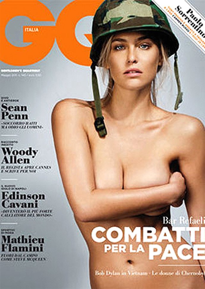 Bar Refaeli En La Portada De La Revista 'GQ' Edición Italiana 