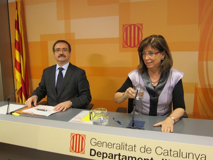 Consellera Irene Rigau, Y Director De FP, Melcior Arquerons 