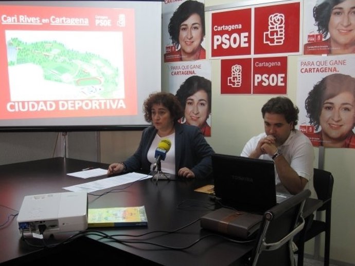 La Candidata Socialista A La Alcaldía De Cartagena, Caridad Rives