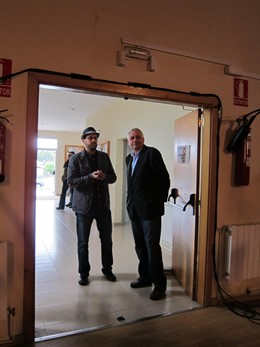 El Candidato Del BNG A La Alcaldía De Teo (Izqda) Y El Portavoz Nacional.