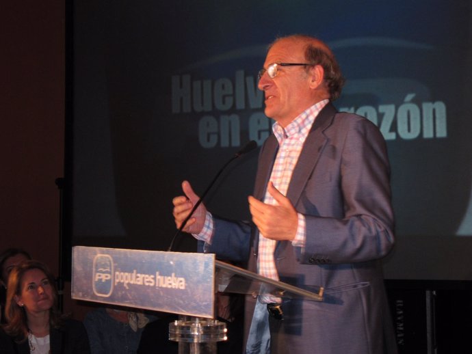 El Alcalde De Huelva Y Candidato Del PP, Pedro Rodríguez. 