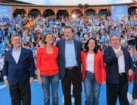 Rajoy convoca al cambio "necesario" en Castilla-La Mancha para lograrlo "después en toda España"