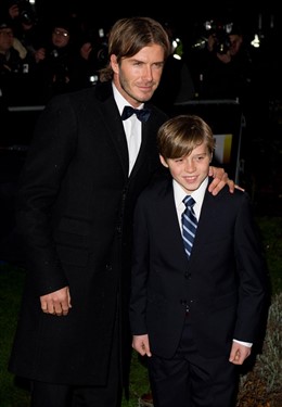David Beckham Y Su Hijo Brooklyn
