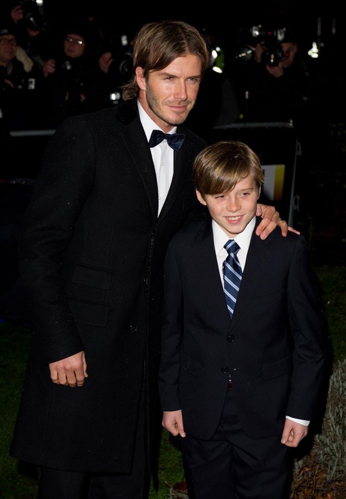 David Beckham Y Su Hijo Brooklyn