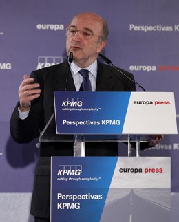 Joaquín Almunia en un desayuno de Europa Press - KPMG