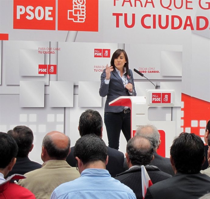 Ana Sánchez, En El Acto Público Del PSOE En Zamora