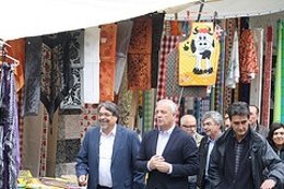 El Secretario Xeral Del Psdeg, Manuel Vázquez, En Un Paseo En Lobio (Ourense).