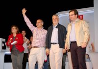 Griñán en Azuaga sobre el Guadalquivir: "es nuestro río, ese es el sentimiento que tenemos los andaluces"