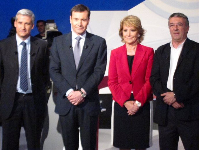 Foto Previa Al Debate En Telemadrid