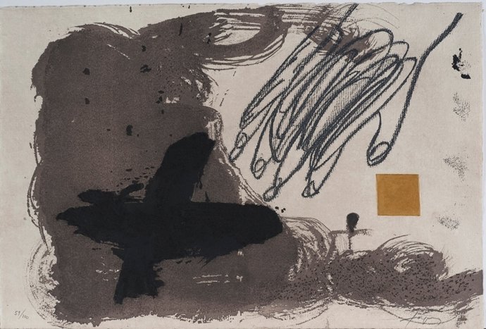 Grabado De Antoni Tàpies