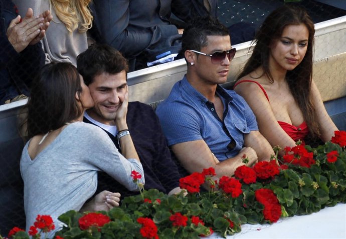 Iker Casillas, Sara Carbonero, Cristiano Ronaldo E Irina Shark