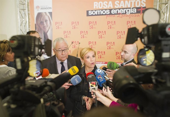 Los Candidatos Del PAR José Ángel Biel Y Rosa Santos.