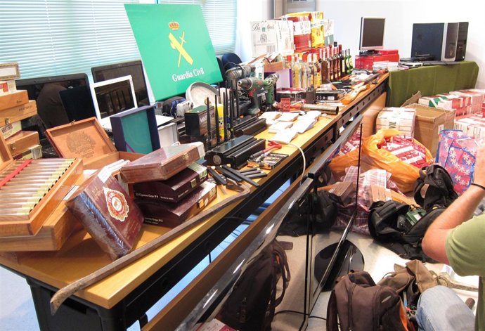 Efectos Intervenidos Por La Guardia Civil En La 'Operación Tutum'