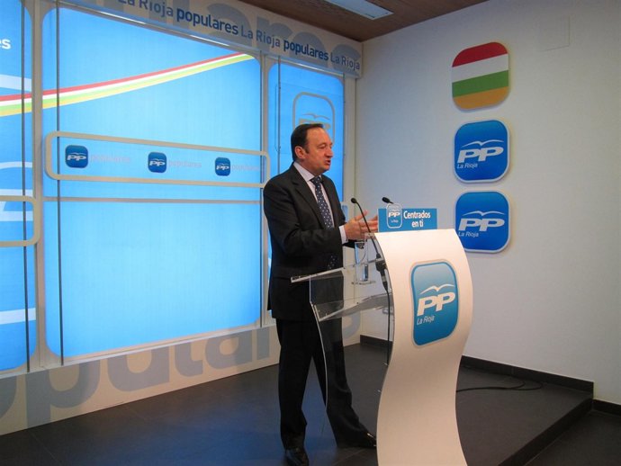 Pedro Sanz, Candidato Del PP Al Gobierno Riojano