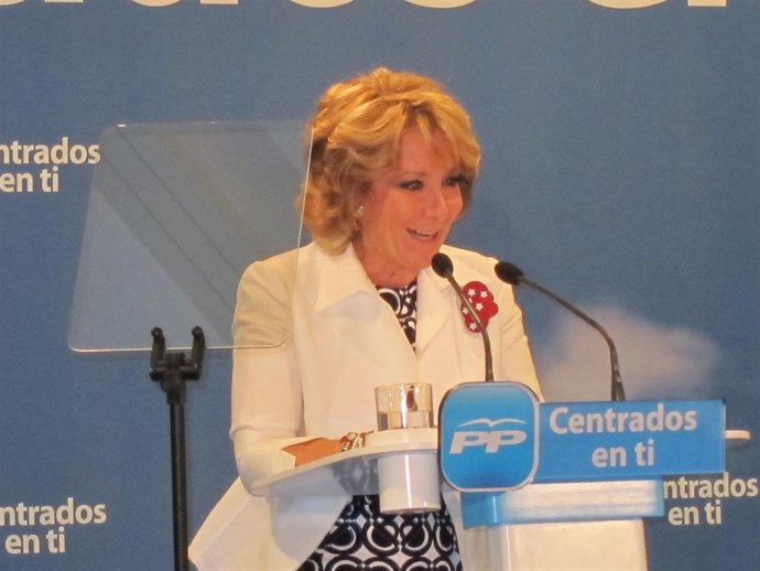 Esperanza Aguirre en Esquivias
