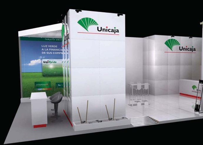 La Maqueta Del Expositor Que Unicaja Tendrá En Expoliva 2011