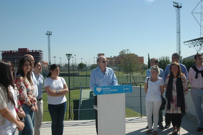 El Alcalde De Huelva Y Candidato Del PP A La Alcaldía, Pedro Rodríguez.