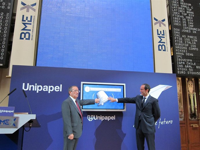 Celebración 25 Aniversario De Unipapel En Bolsa