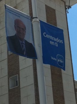 Banderola Del PP De Huelva. 