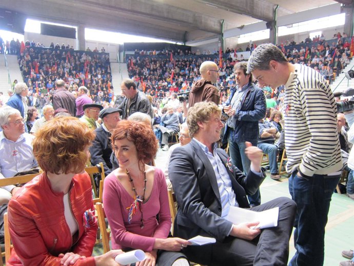 Primer Mitin Electoral De Bildu En Pamplona.