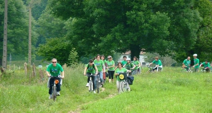 Ciclista De La Marcha La Cavada-Liérganes