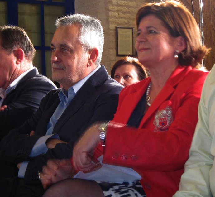 Griñán Y La Alcaldesa De Cabra.