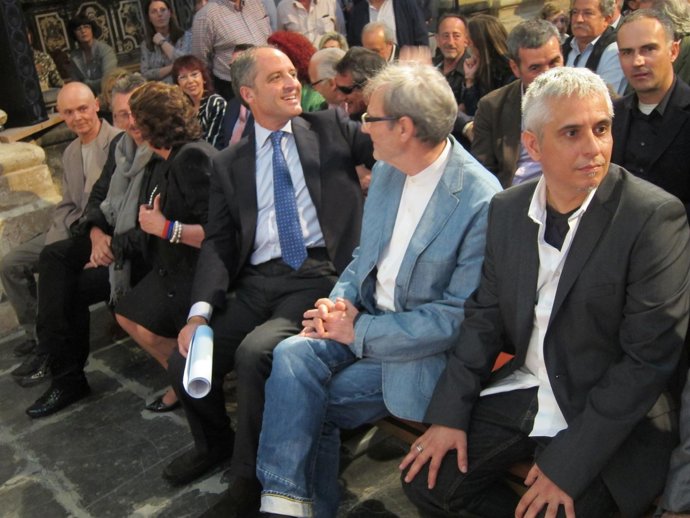 Camps Durante El Acto De Presentación Del Programa Electoral De Cultura