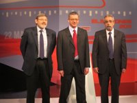 22-M- El debate se caracteriza por la elegancia de los tres candidatos, que no han protagonizado momentos de tensión
