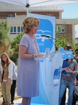 Esperanza Aguirre En Majadahonda