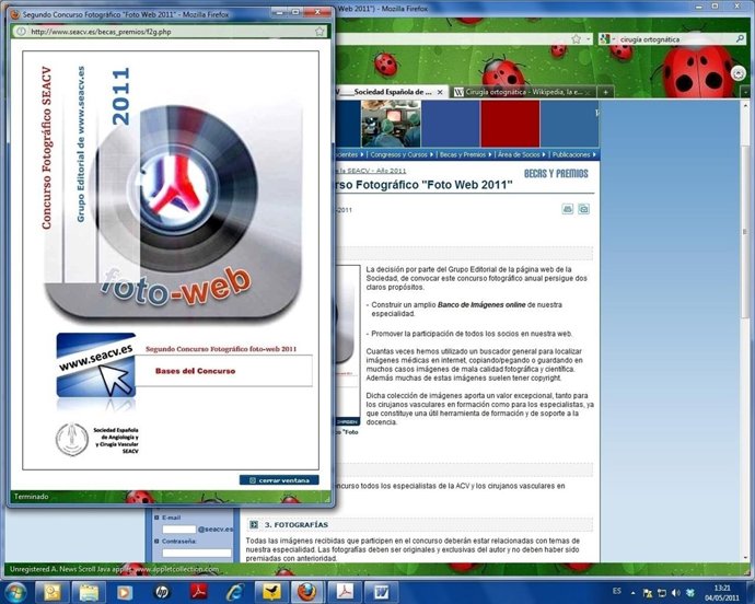 II Concurso Fotográfico 'Foto Web 2011' Por SEAVC Y EP 