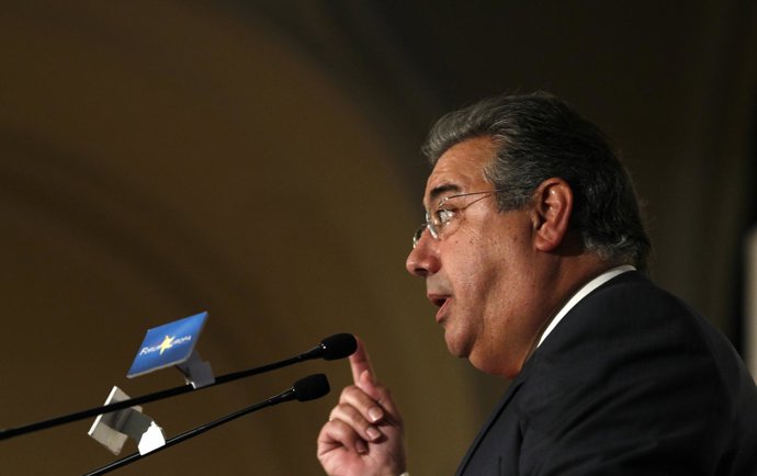 Zoido, Durante El Desayuno En Madrid