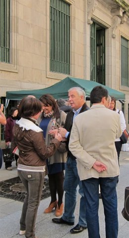Pachi Vázquez En Un Acto Electoral En Ourense