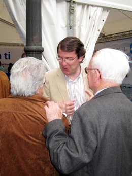 Mañueco, Durante Un Mitin En Salamanca.