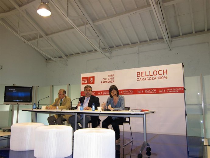 Belloch En La Rueda De Prensa En Zaragoza Activa