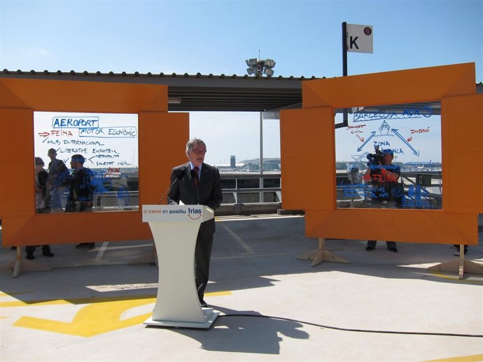 Xavier Trias, En El Aeropuerto De El Prat