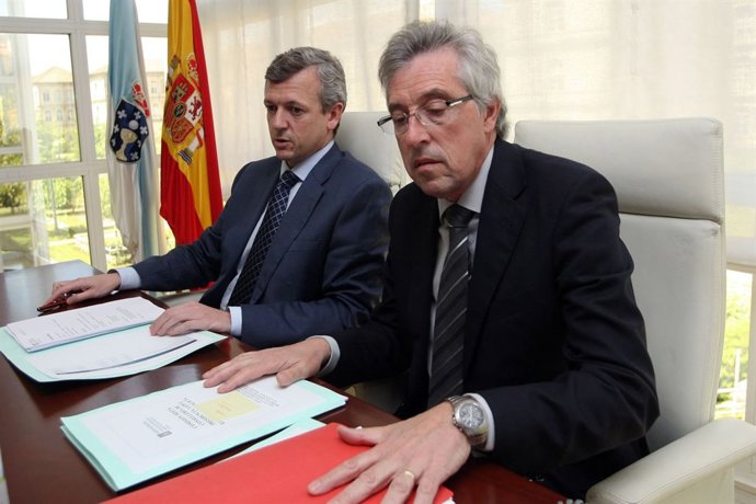 Alfonso Rueda E Miguel Angel Cadenas (Presidente Do Tribunal Superior De Xustiza